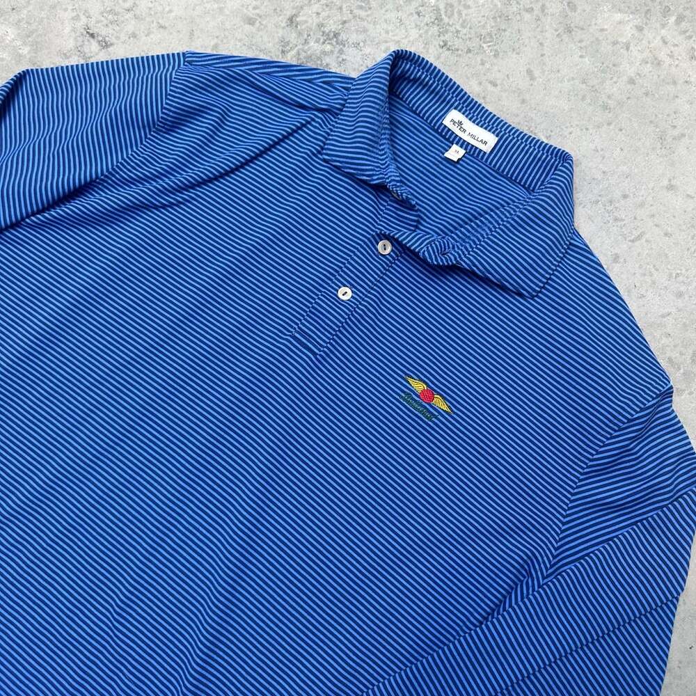 Peter Millar Baltusrol Long Sleeve Golf Polo - XL